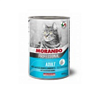 1262/325 Morando Professional Консервированный корм для кошек паштет с белой рыбой и креветками, 400