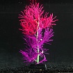 Растение силиконовое аквариумное, светящееся в темноте, 9,5 х 30 см, красно-фиолетовое   7108816
