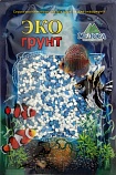 ЭКОгрунт 7 кг грунт для аквариума цветная мраморная крошка 2-5 мм голубая блестящая