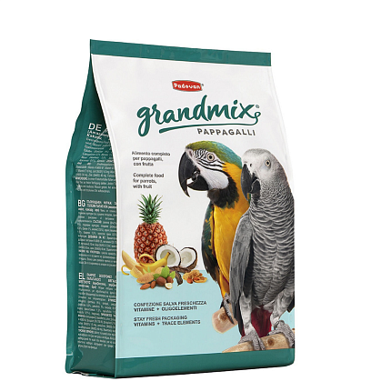 Padovan Грандмикс паппагалли 2 кг Основной корм для крупных попугаев