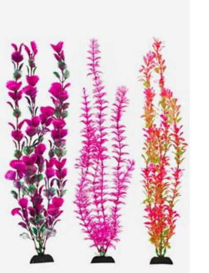 PENN-PLAX Растение AQUA-PLANTS 41см цветное 3шт/уп 1х4