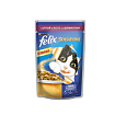 FELIX Sensations консервы 85 гр для кошек Утка, Шпинат (пауч)