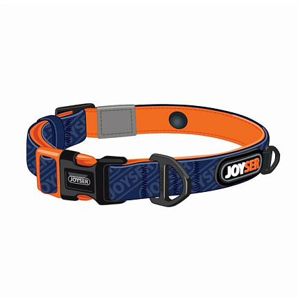 JOYSER 8006J Ошейник для собак Walk Base Collar M синий с оранжевым *48