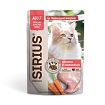 SIRIUS PREMIUM ADULT 85 г пауч полнорационный консервированный корм для  взрослых кошек кусочки в со