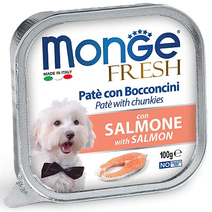 Monge Dog Fresh консервы для собак лосось 100г (32865)