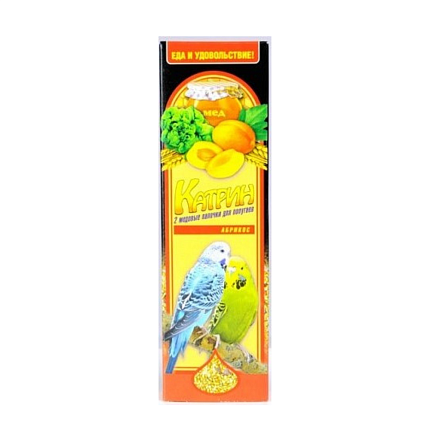 Палочки для волнистых попугаев Катрин с абрикосом 2 шт