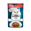 Gourmet Perle Мини-филе в соусе 75 г пауч консервы для кошек, Язык Телятина 1х26