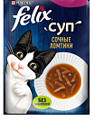 Felix суп Сочные ломтики 48 г пауч влажный  корм для взрослых кошек, с уткой 1х36