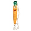 ЗООНИК игрушка морковь на веревке