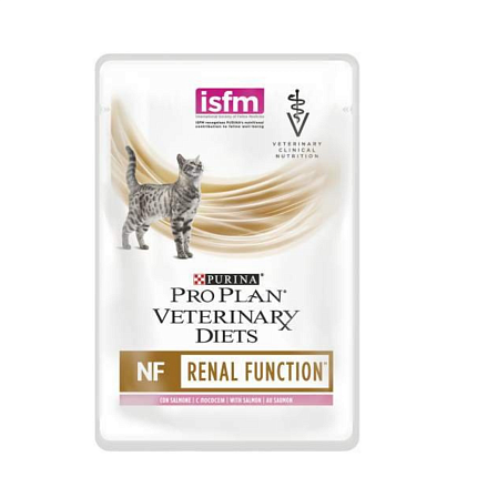 Pro Plan Veterinary Diets NF для кошек при заболевании почек с Лососем 85г