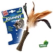 75334 Игрушка для кошек Спрессованная кошачья мята с перьями 8см, серия JOHNNY STICK