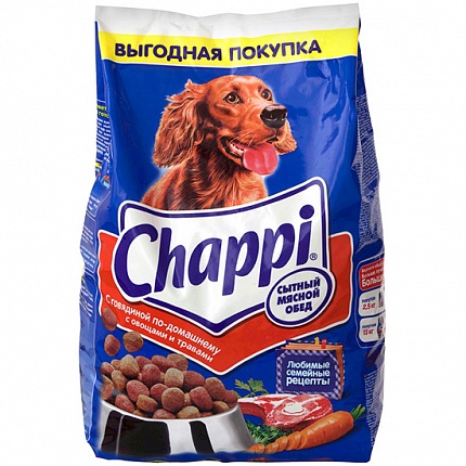Чаппи сух.д/собак Говядина 2,5кг