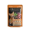 LEO&LUCY Holistic Конс.полнорационный корм для взрослых кошек с уткой, ягненком и биодобавками, кусо