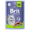 Брит Premium Пауч для  взрослых кошек ягненок в желе 85г 5050147