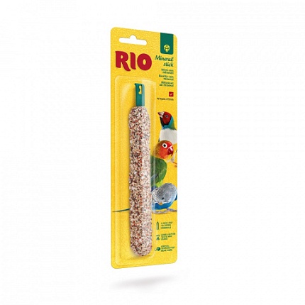 RIO Mineral stick 65 г минеральная палочка для всех видов птиц 1х12
